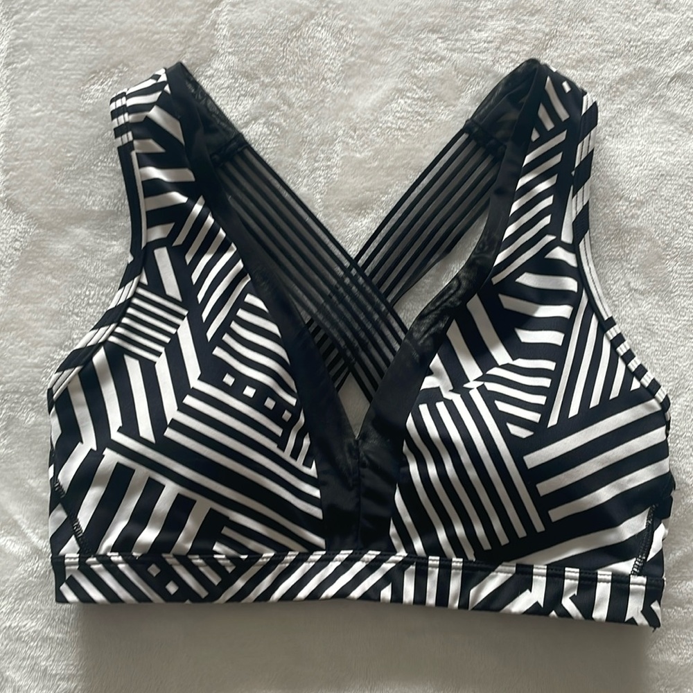 Victoria’s Secret Sport striped sports bra